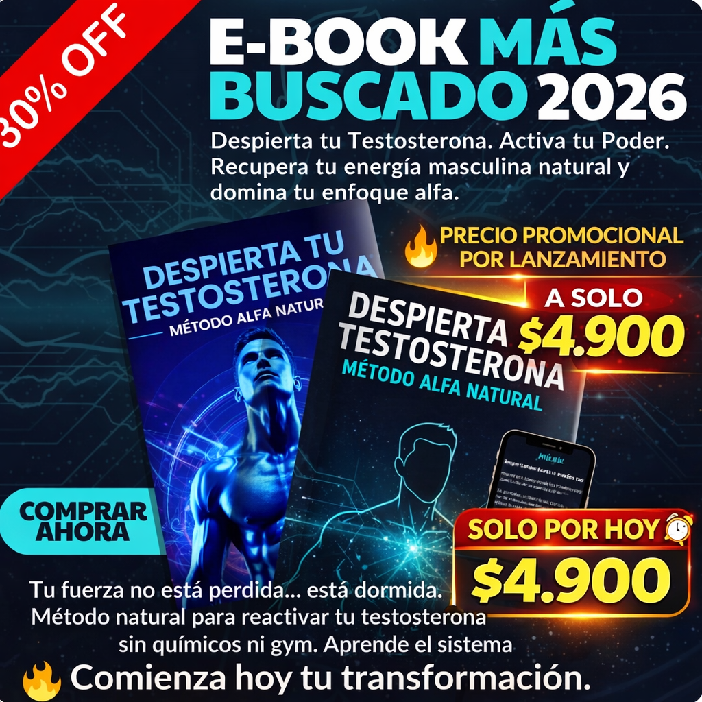 Despierta tu TESTOSTERONA + Hombre
